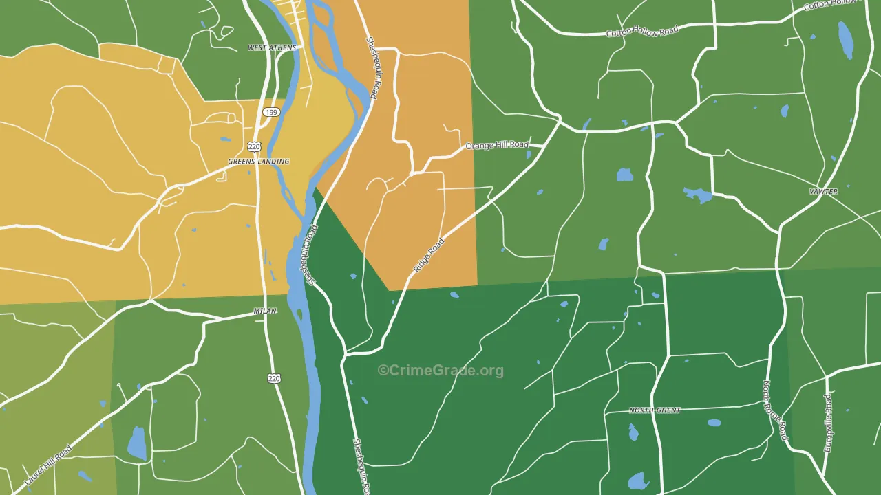Litchfield, PA Map of Murder Rates