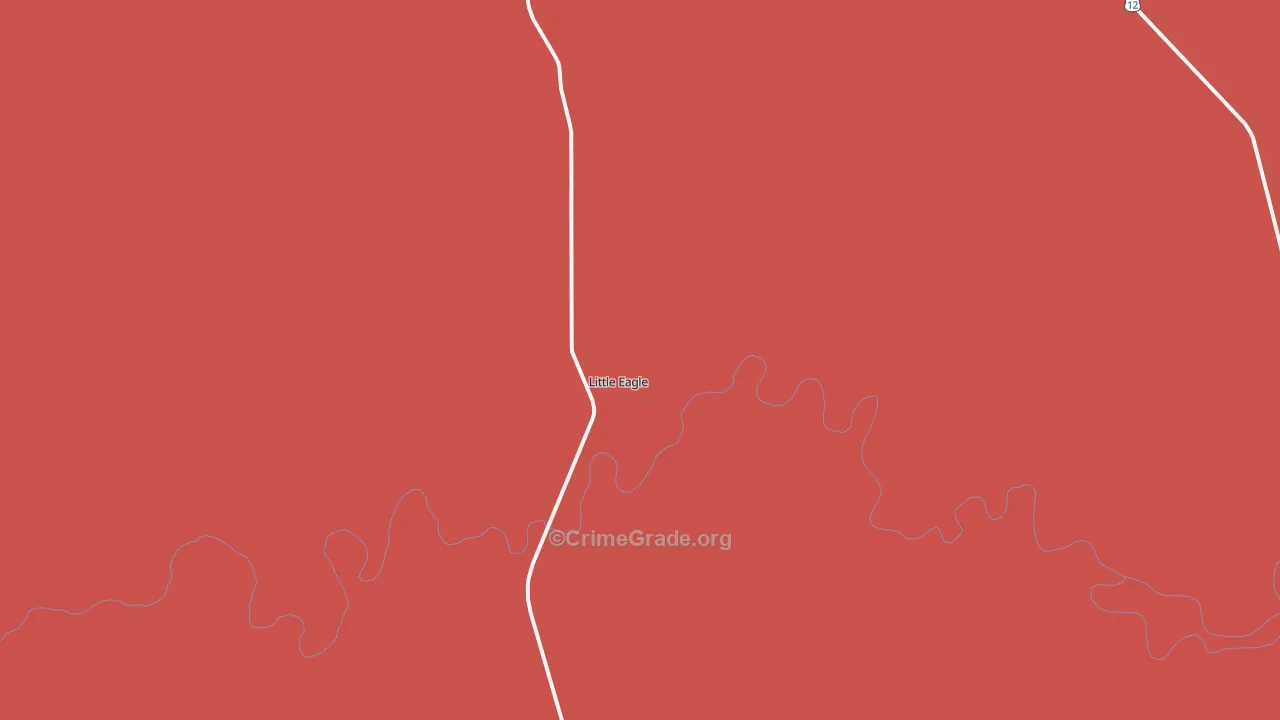 Little Eagle, SD Map of Murder Rates