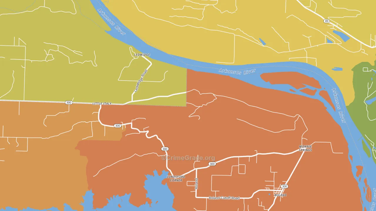 Little Italy, AR Map of Murder Rates