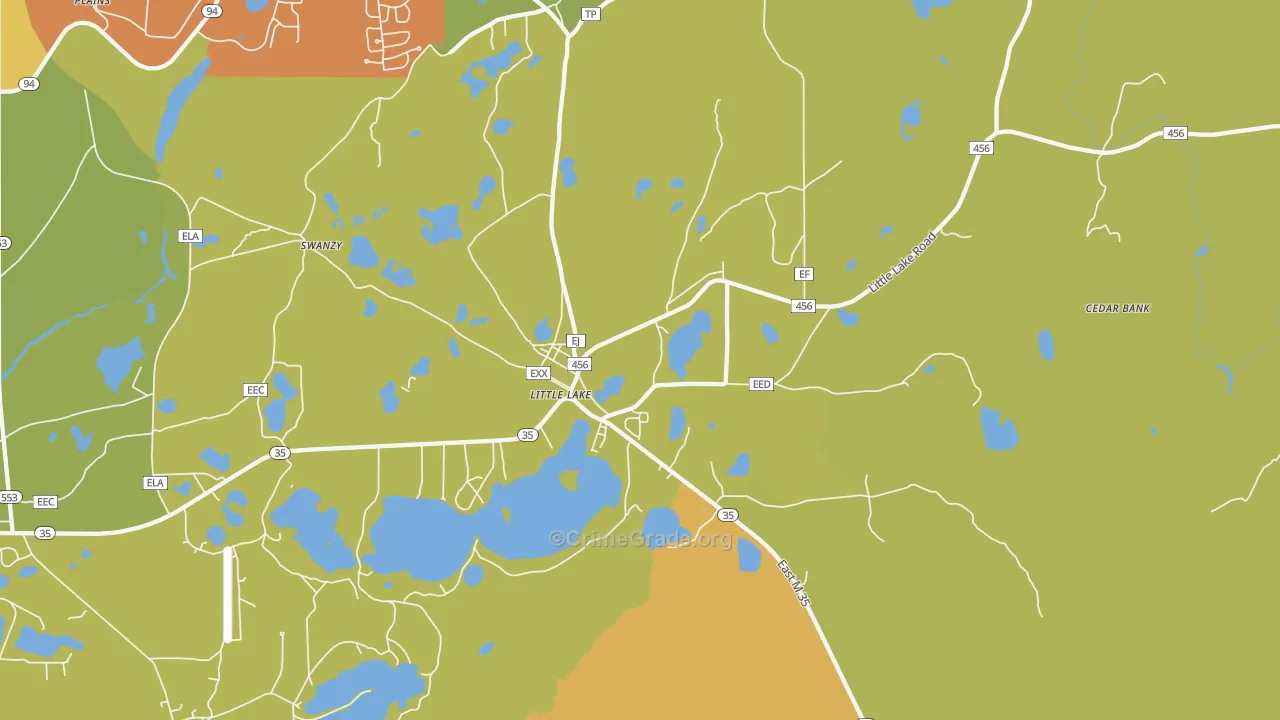 Little Lake, MI Map of Murder Rates