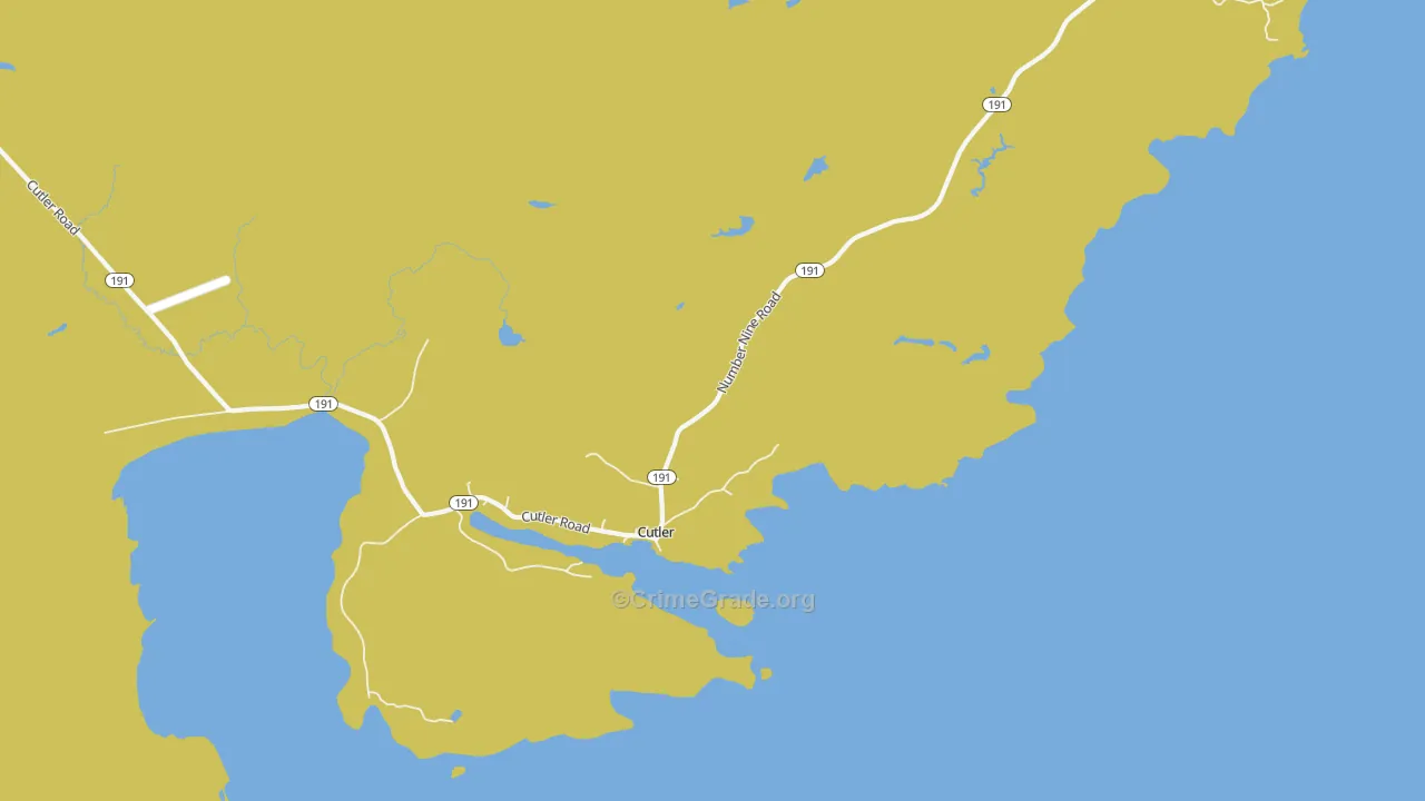 Little Machias, ME Map of Murder Rates