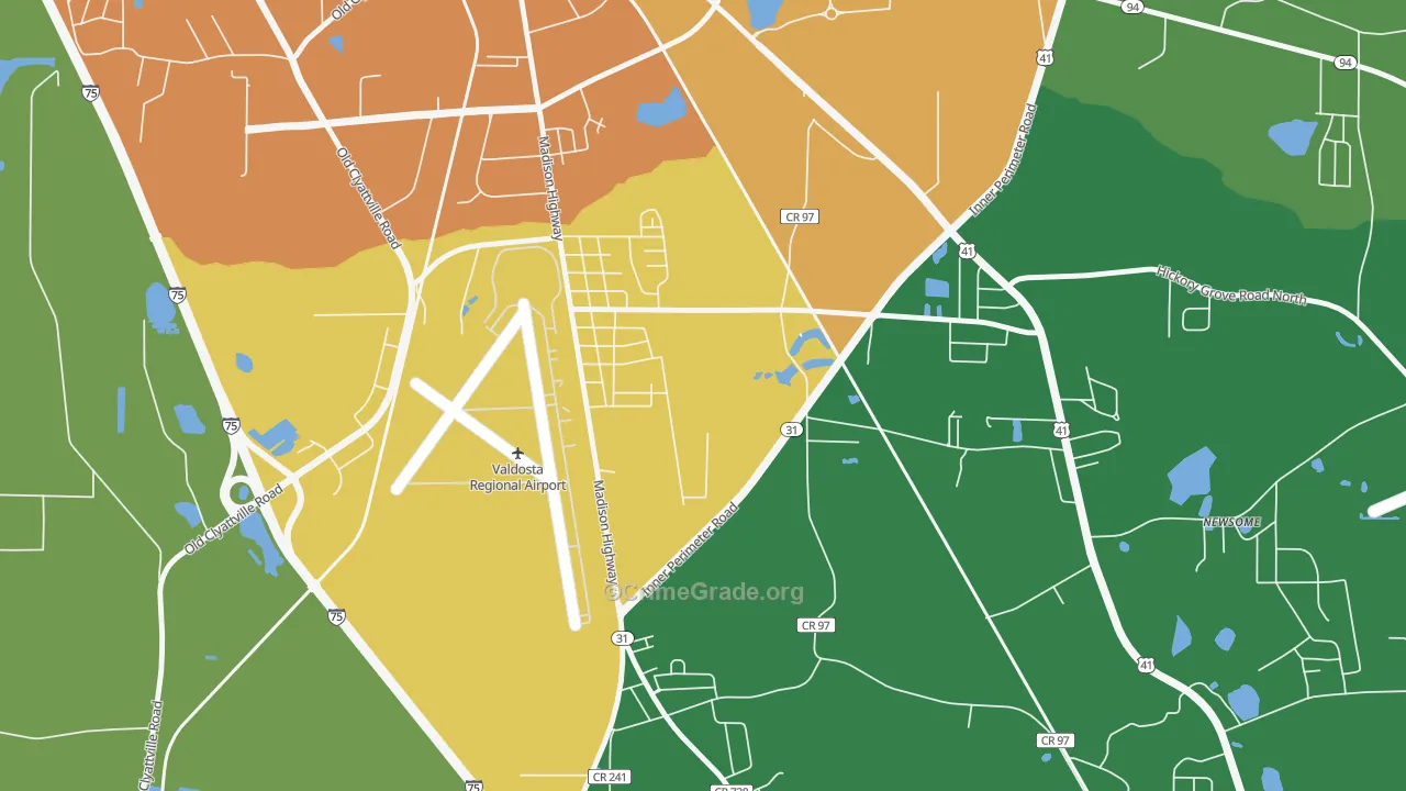 Little Miami, GA Map of Murder Rates