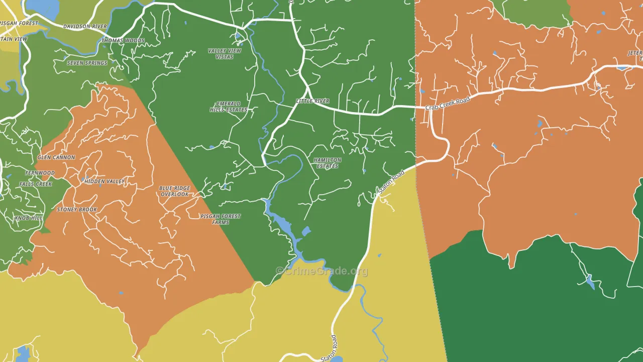 Little River, NC Map of Murder Rates