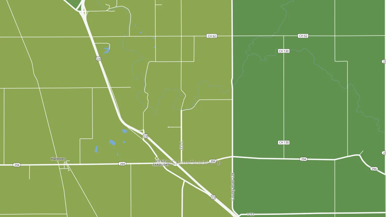 Little Sandusky, OH Map of Murder Rates