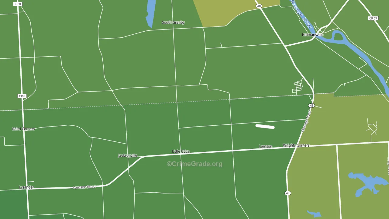 Little Utica, NY Map of Murder Rates
