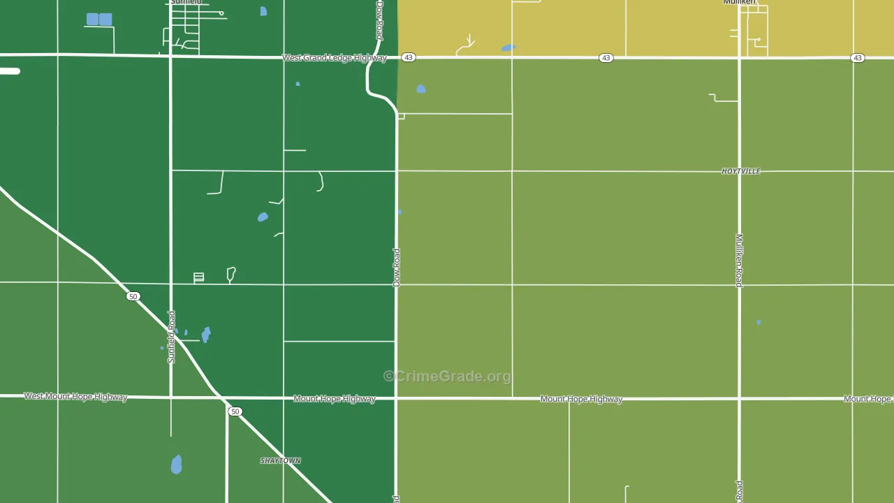 Little Venice, MI Map of Murder Rates