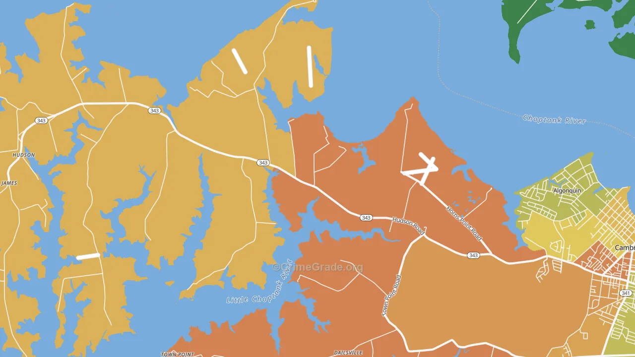 Lloyds, MD Map of Murder Rates