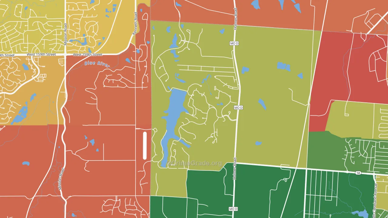Loch Lloyd, MO Map of Murder Rates