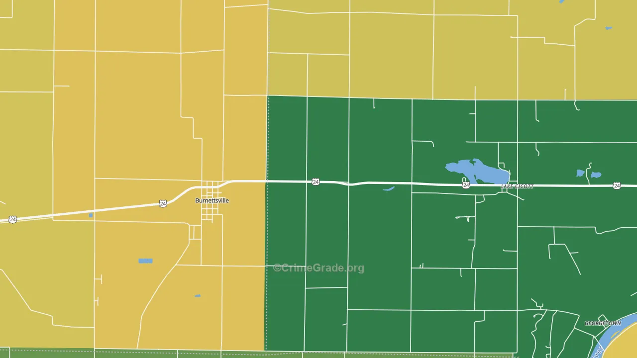 Lockport, IN Map of Murder Rates