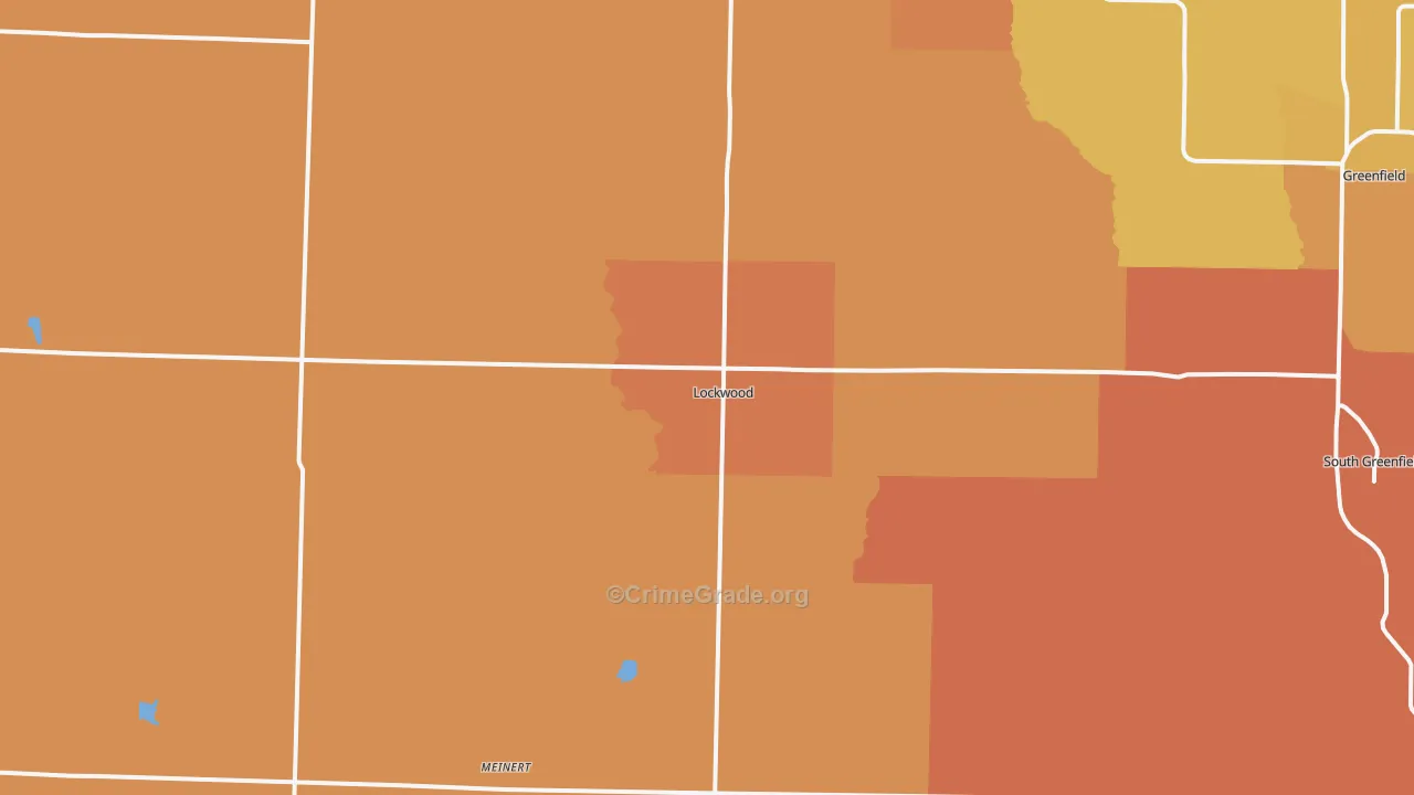 Lockwood, MO Map of Murder Rates