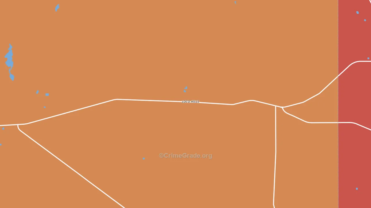 Loco Hills, NM Map of Murder Rates