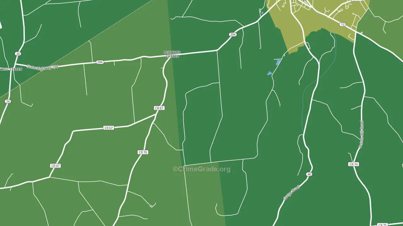 Locust Grove, NY Map of Murder Rates
