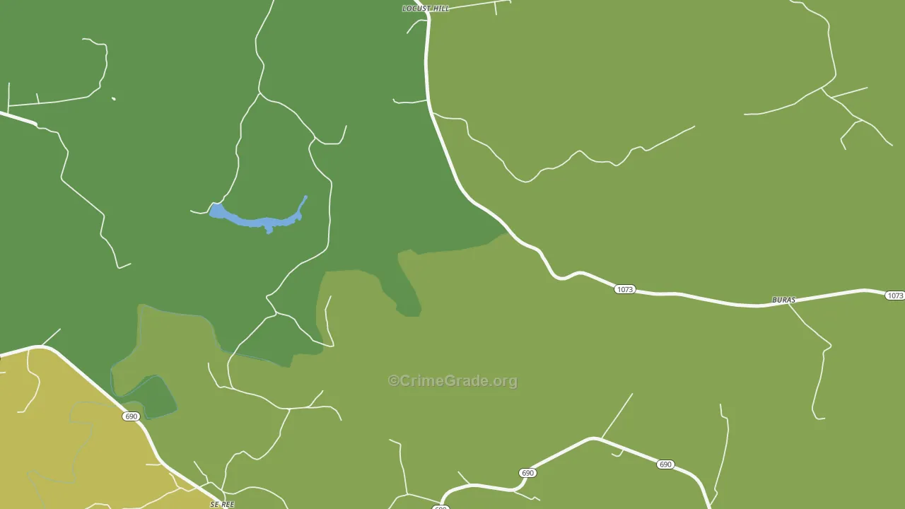Locust Hill, KY Map of Murder Rates