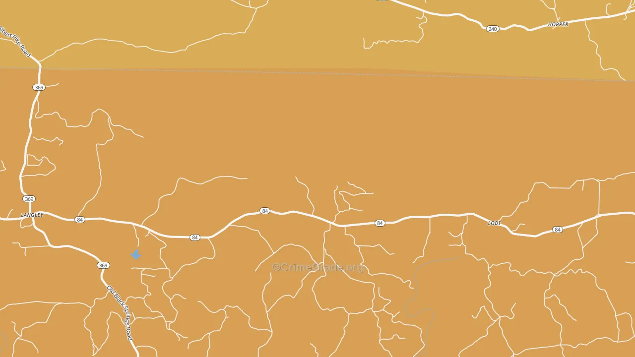 Lodi, AR Map of Murder Rates