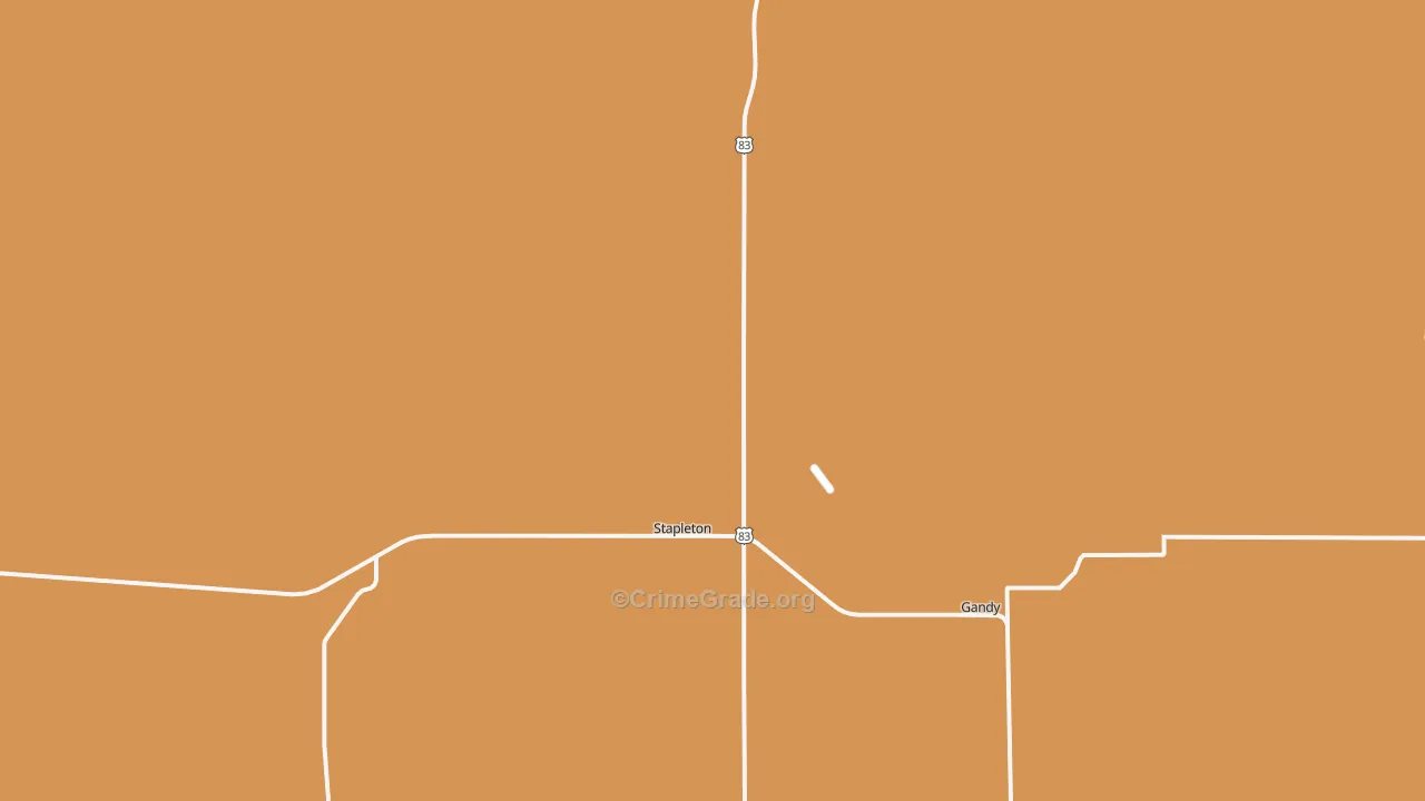 Logan County, NE Map of Murder Rates