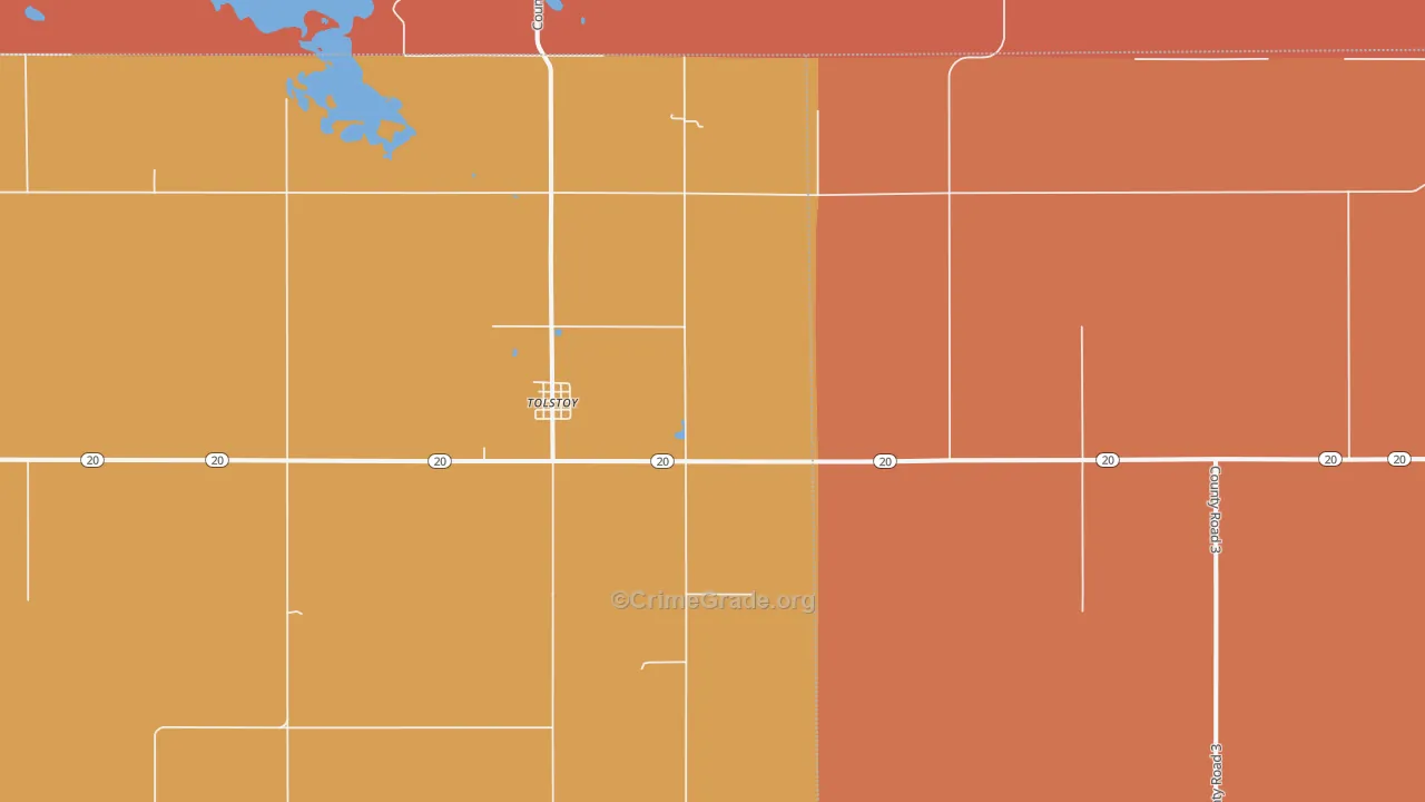 Logan, SD Map of Murder Rates