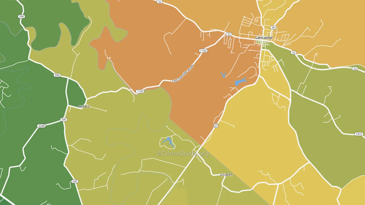Logantown, KY Map of Murder Rates
