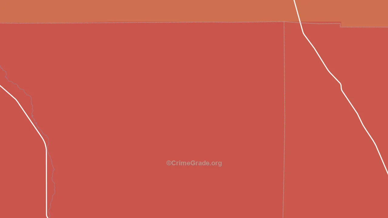 Lone Pine, ID Map of Murder Rates