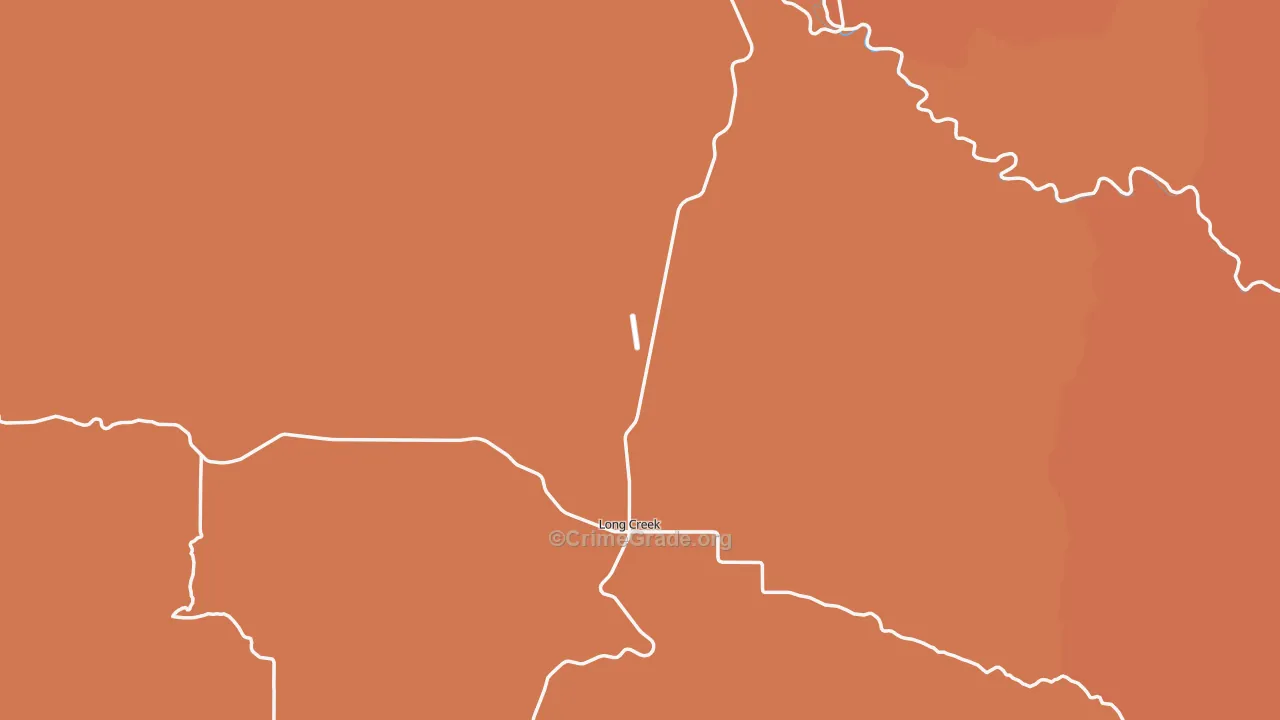 Long Creek, OR Map of Murder Rates