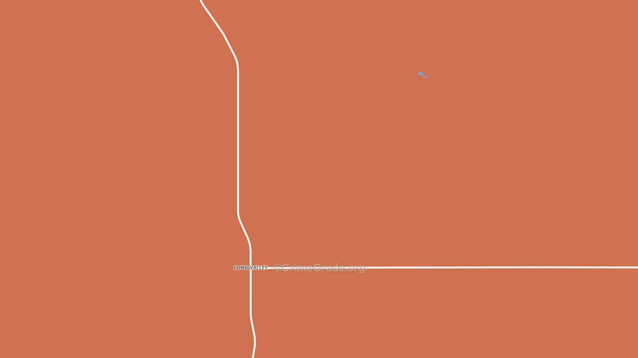 Long Valley, SD Map of Murder Rates