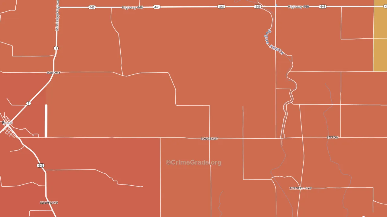 Longshot, MS Map of Murder Rates