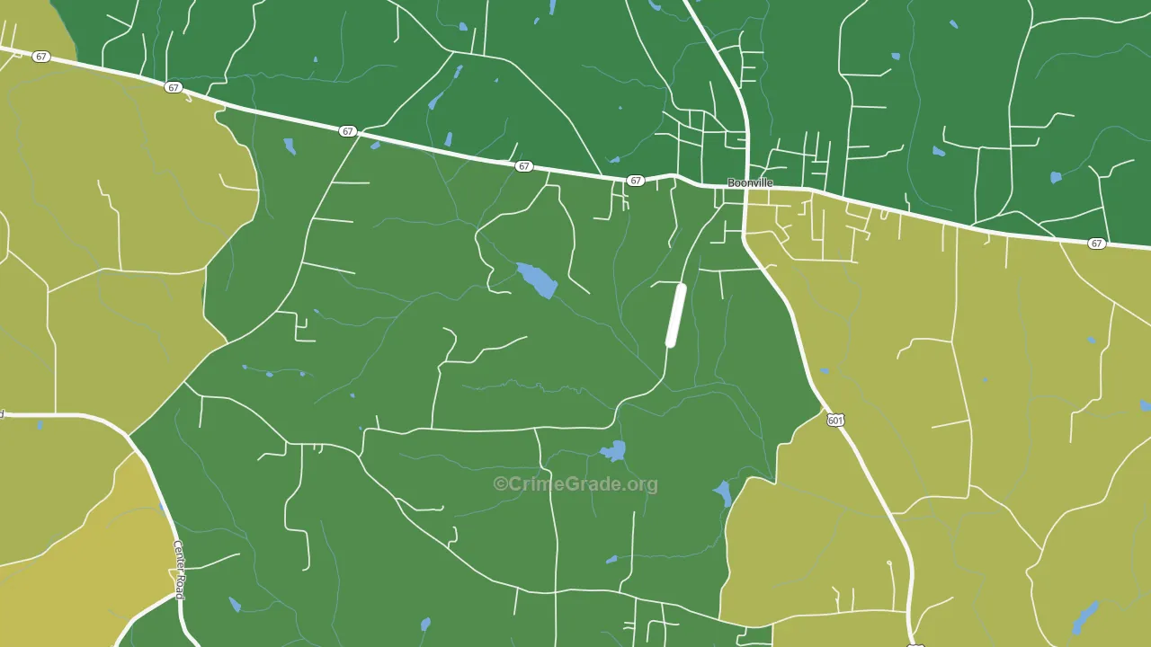 Longtown, NC Map of Murder Rates