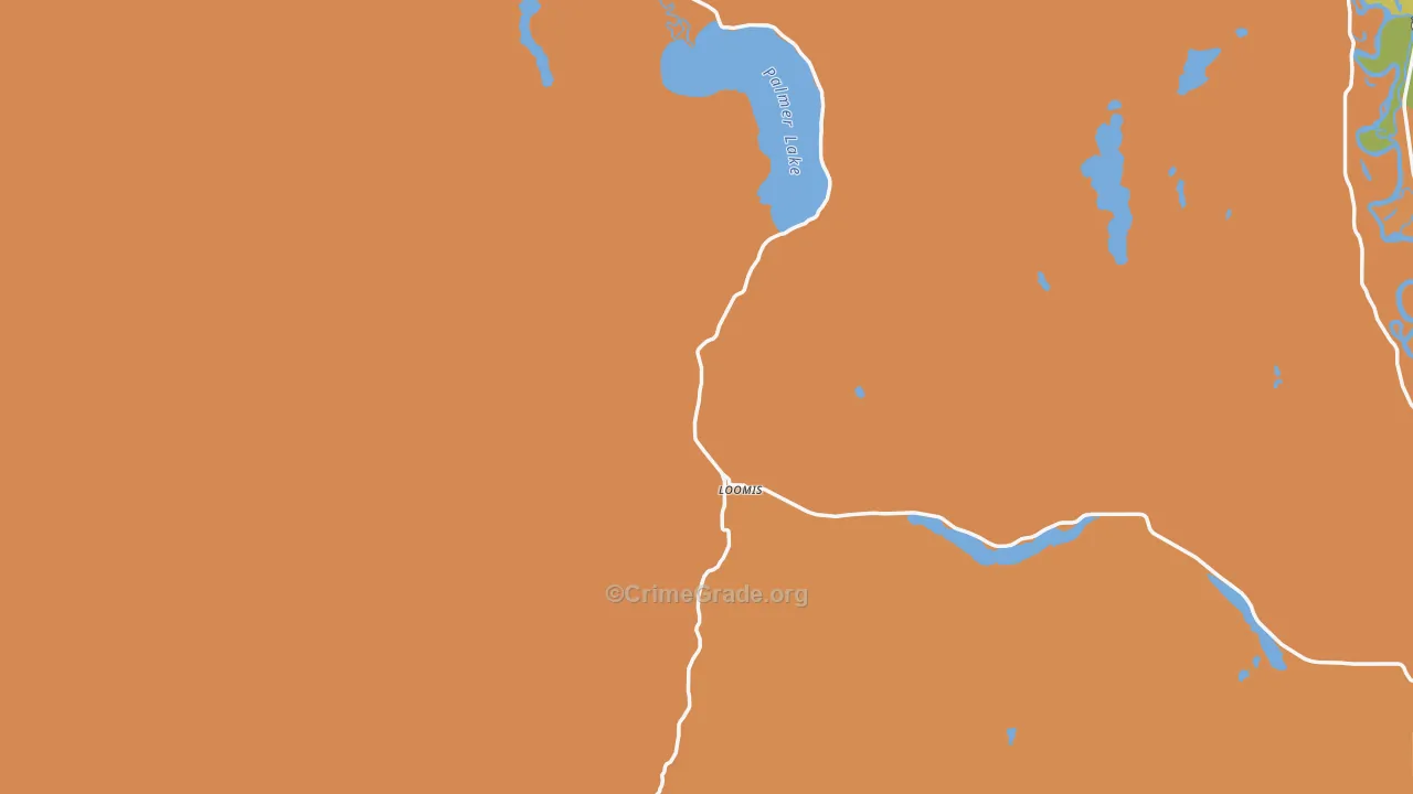 Loomis, WA Map of Murder Rates