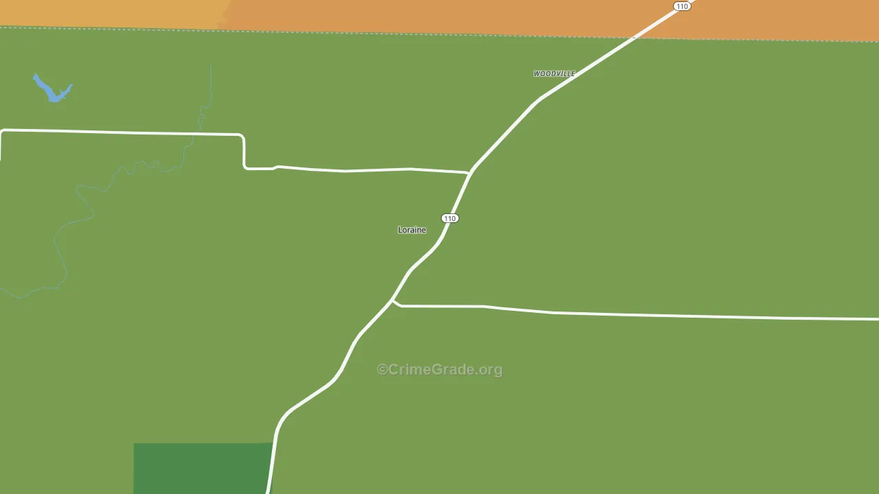 Loraine, IL Map of Murder Rates