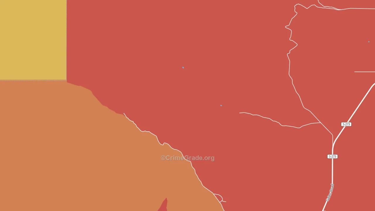 Lost Creek, MT Map of Murder Rates