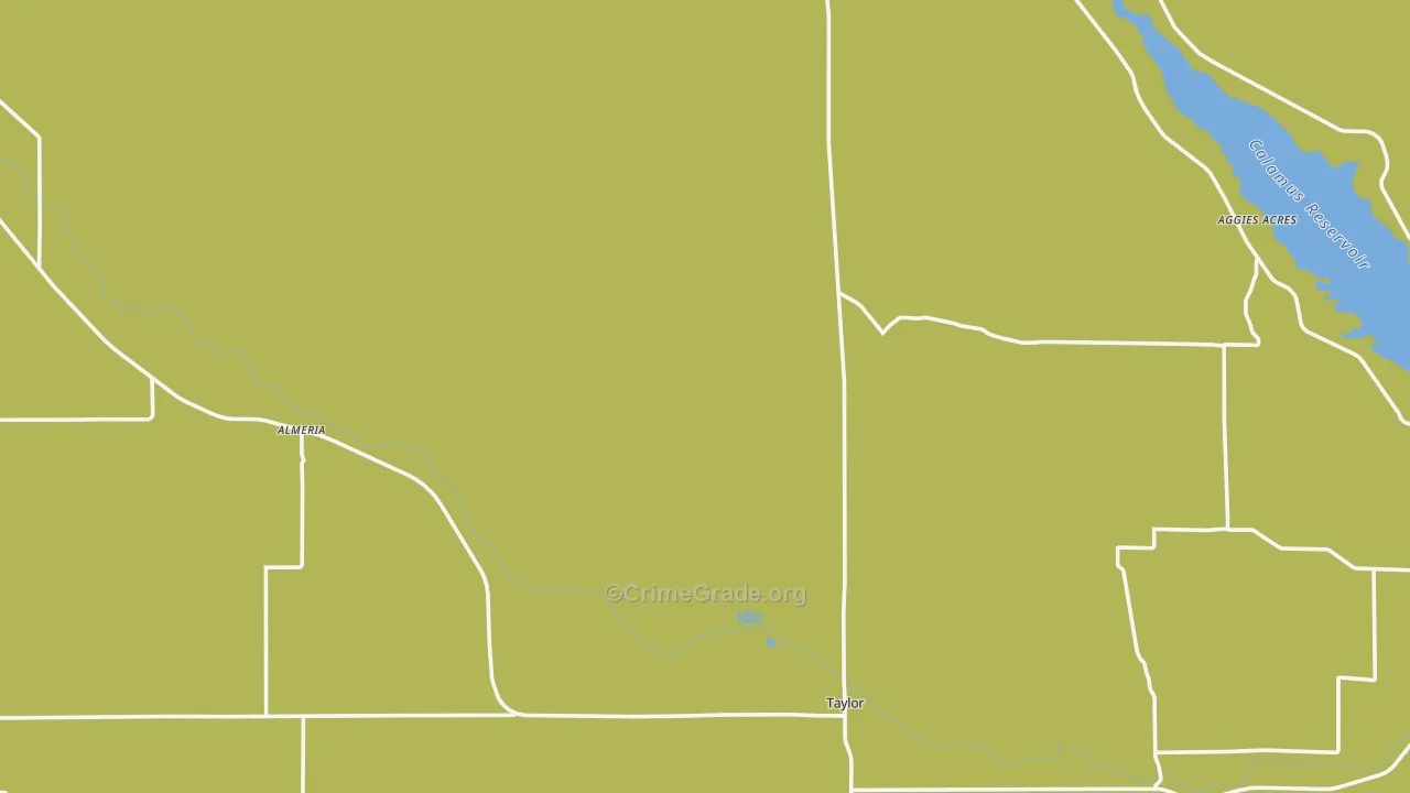 Loup County, NE Map of Murder Rates