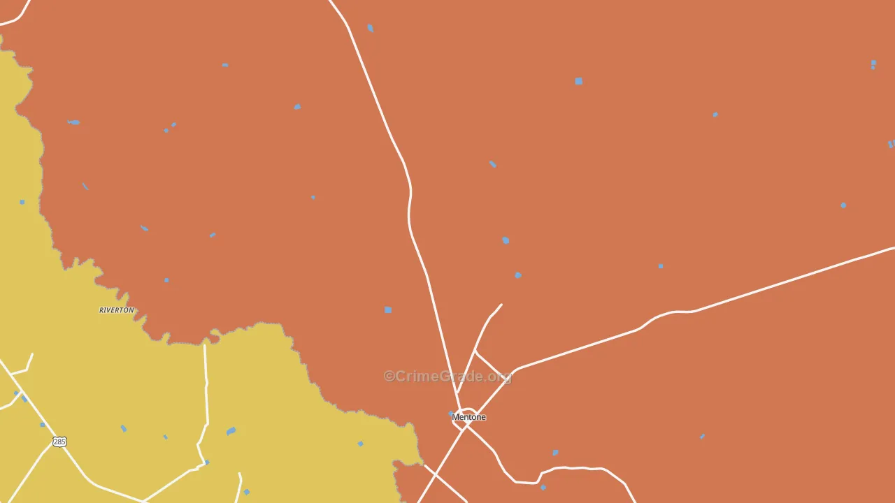 Loving County, TX Map of Murder Rates