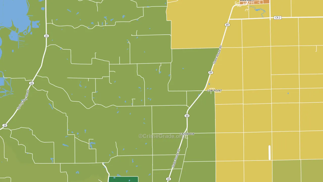 Lowpoint, IL Map of Murder Rates