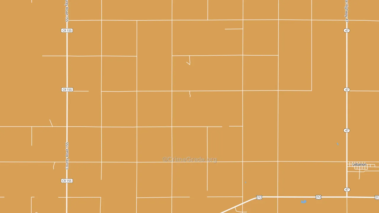 Lucas, SD Map of Murder Rates