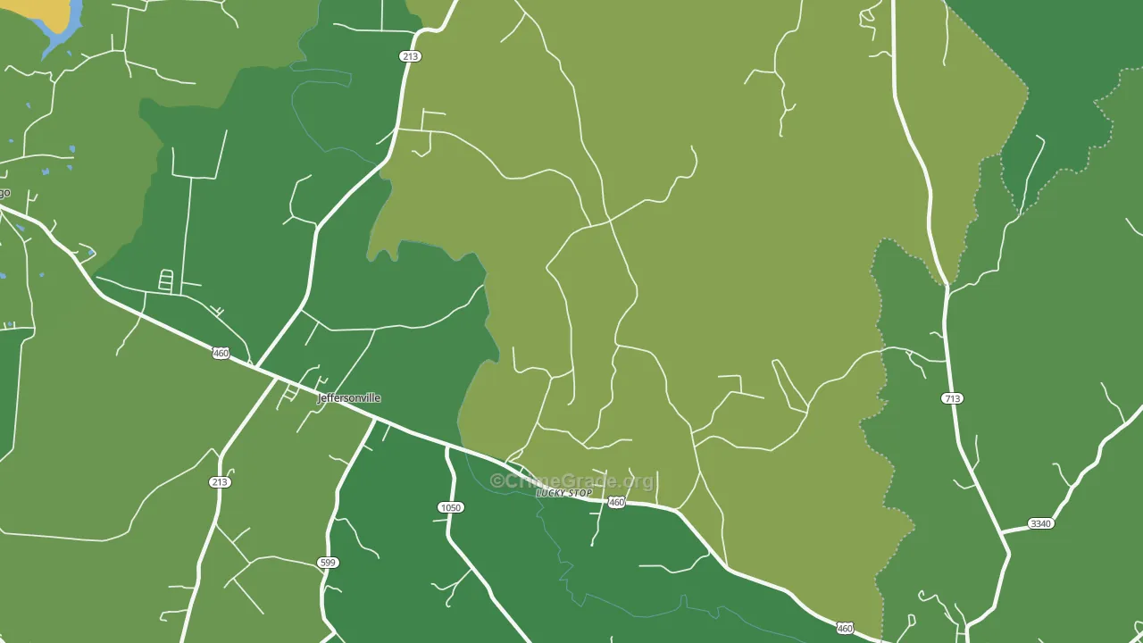 Lucky Stop, KY Map of Murder Rates