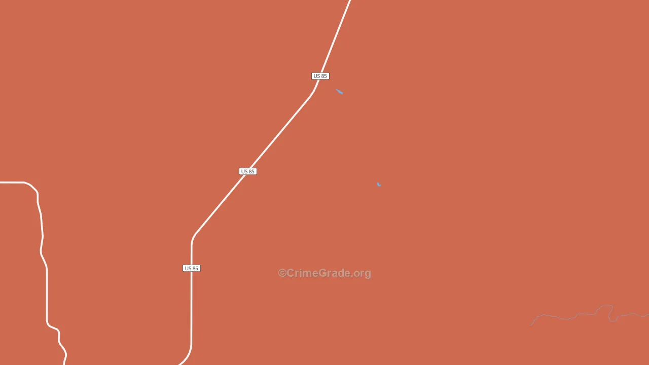 Ludlow, SD Map of Murder Rates