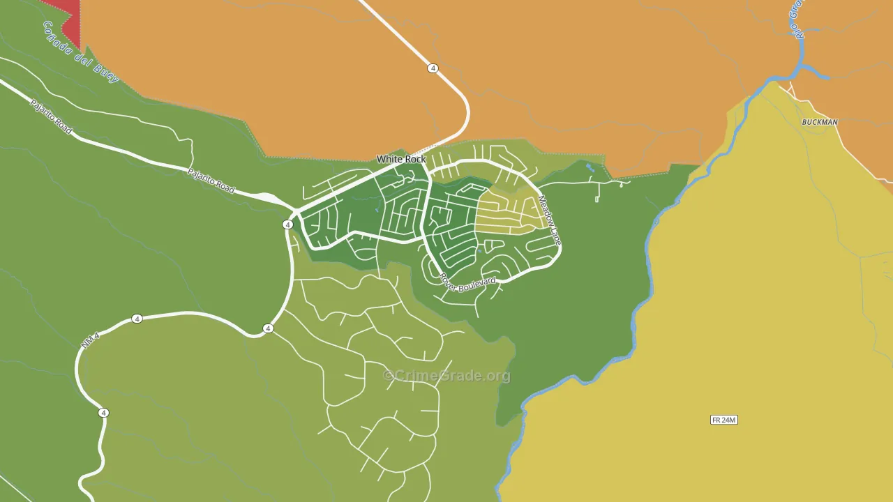 Lumberton, NM Map of Murder Rates