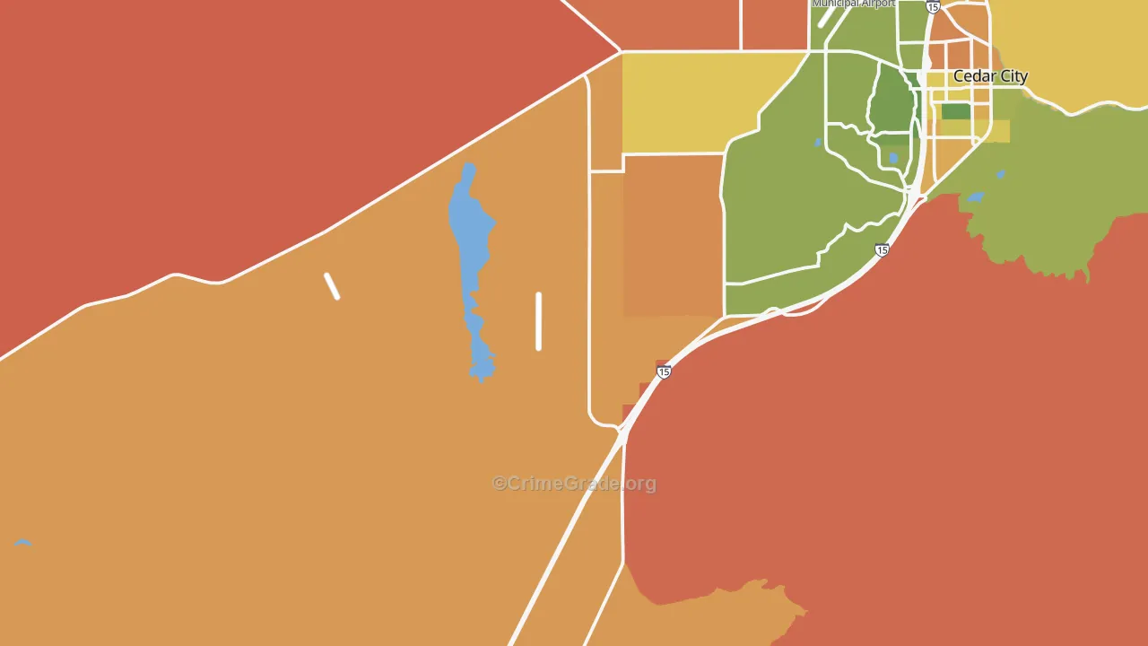 Lund, UT Map of Murder Rates