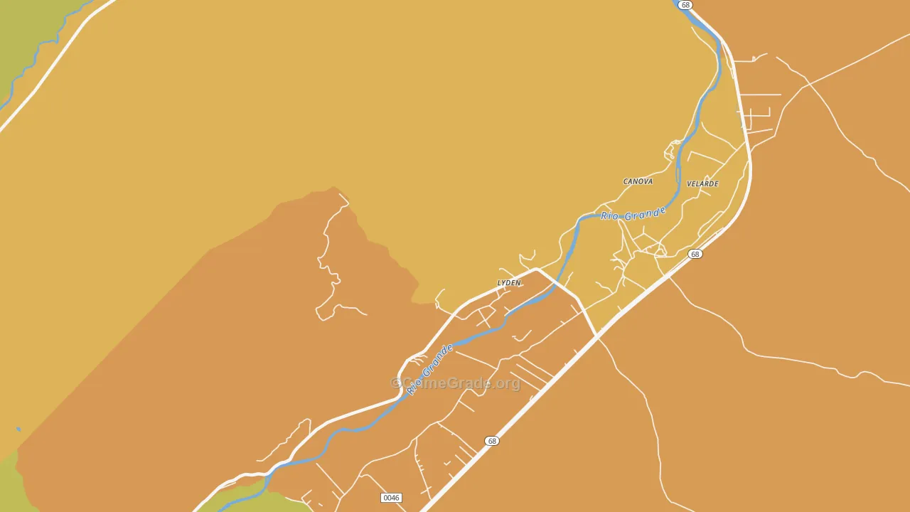 Lyden, NM Map of Murder Rates