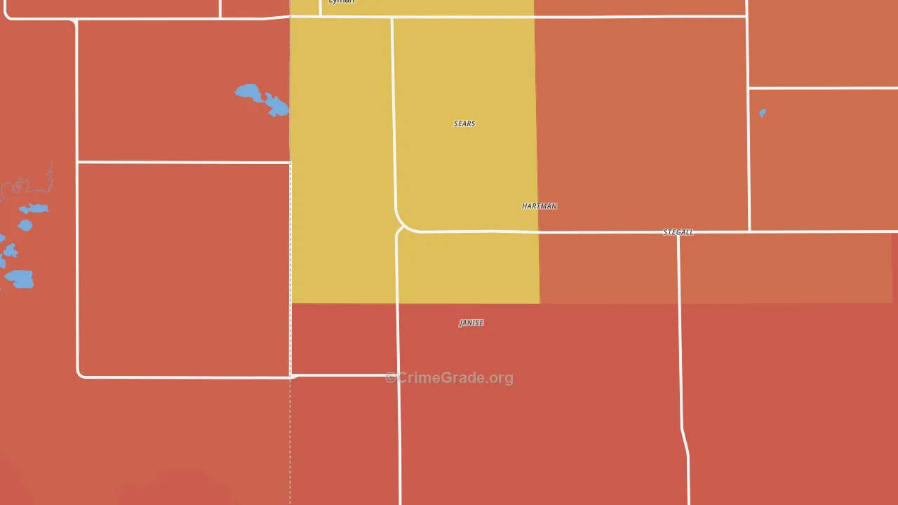 Lyman, NE Map of Murder Rates