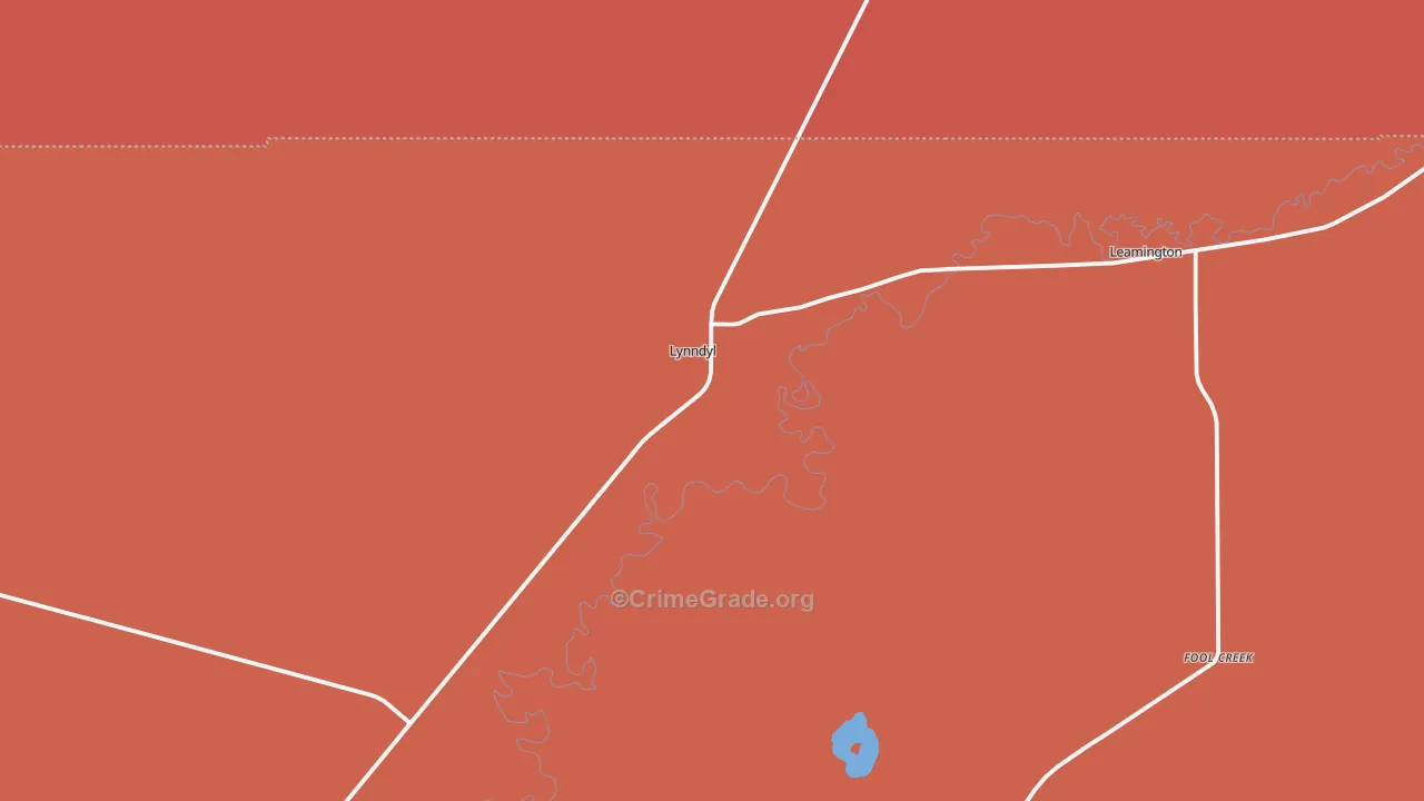 Lynndyl, UT Map of Murder Rates