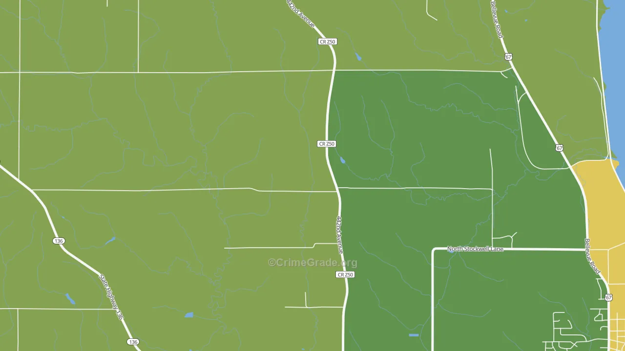 Lyons, IA Map of Murder Rates