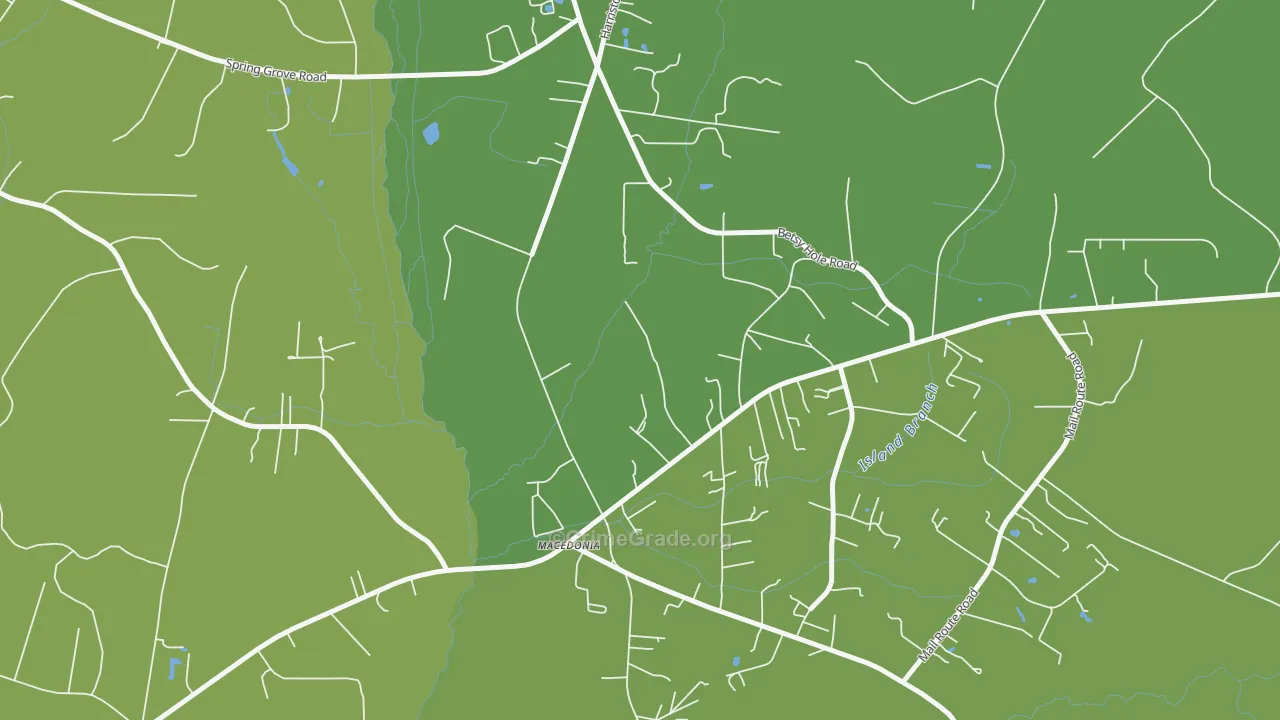 Macbeth, SC Map of Murder Rates