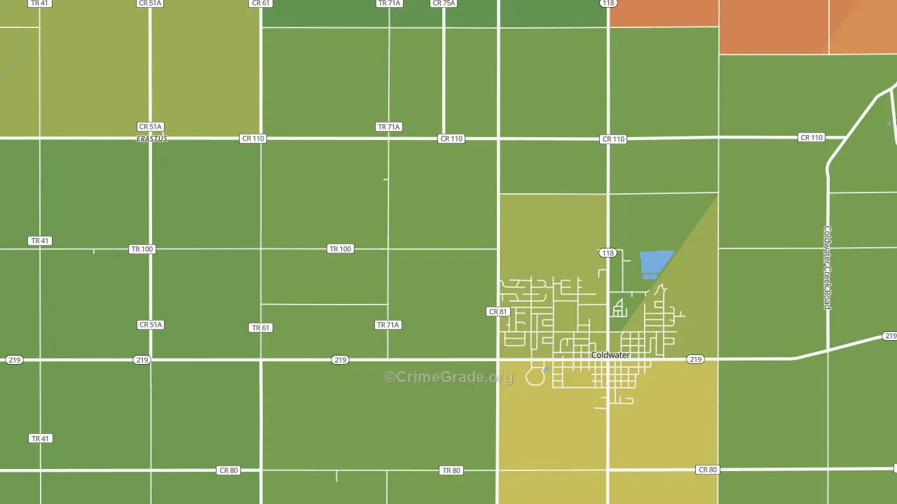 Macedon, OH Map of Murder Rates