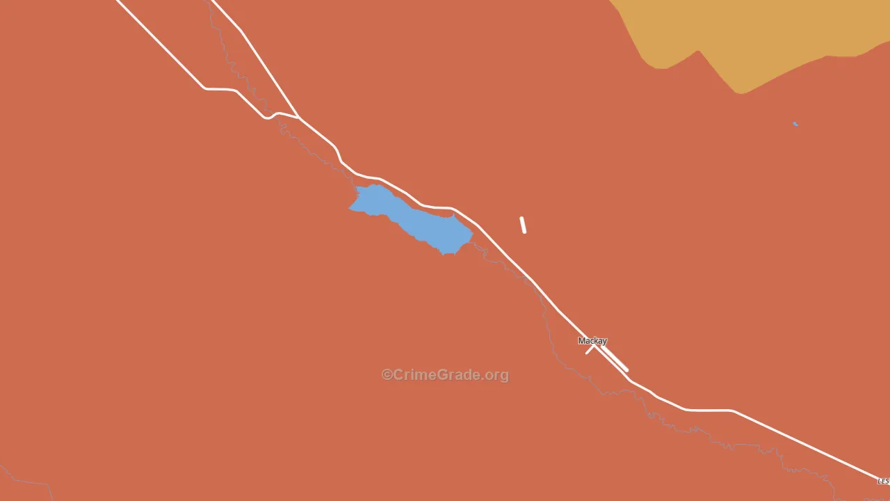 Mackay, ID Map of Murder Rates