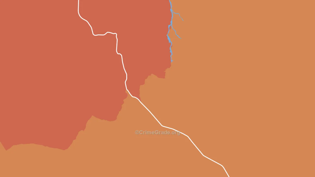 Magdalena, NM Map of Murder Rates