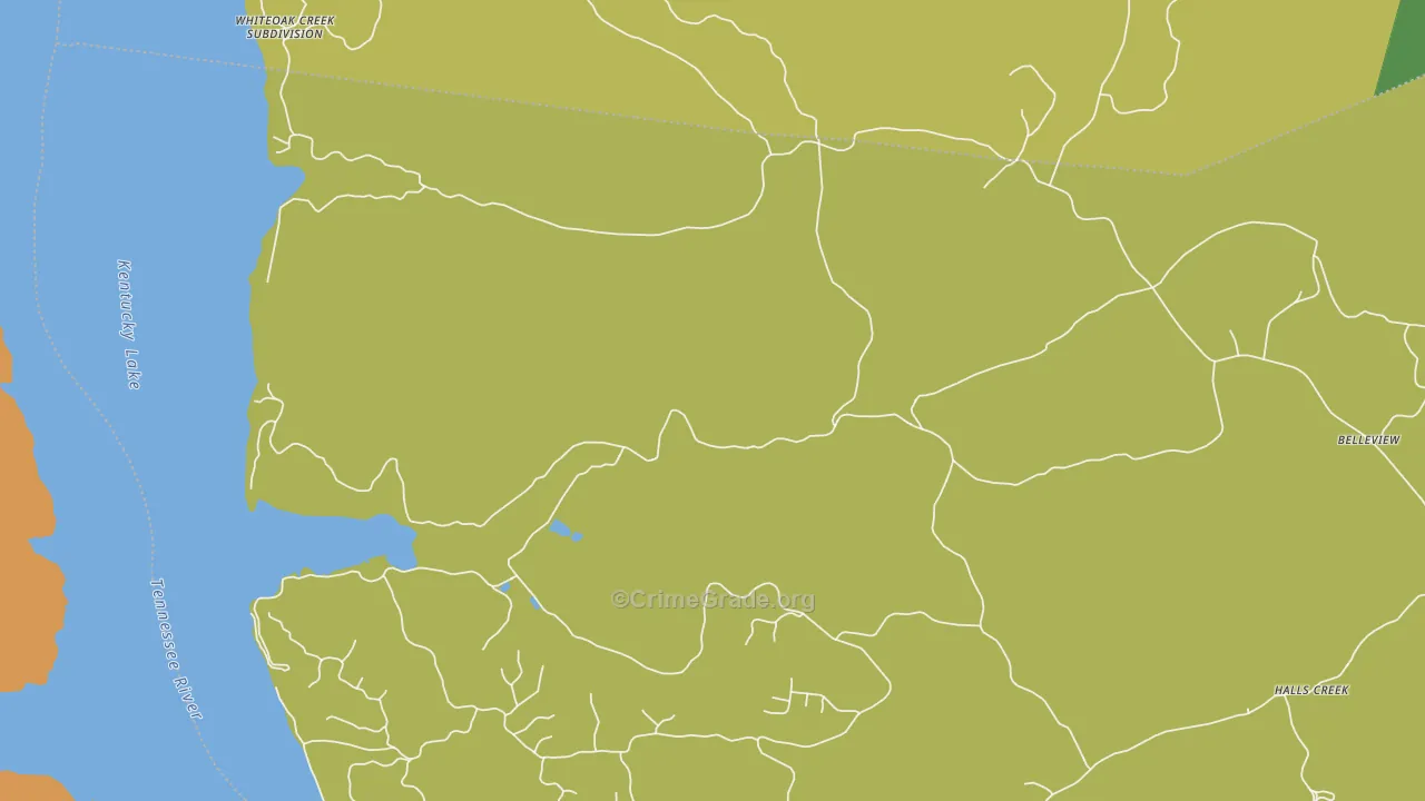 Magnolia, TN Map of Murder Rates