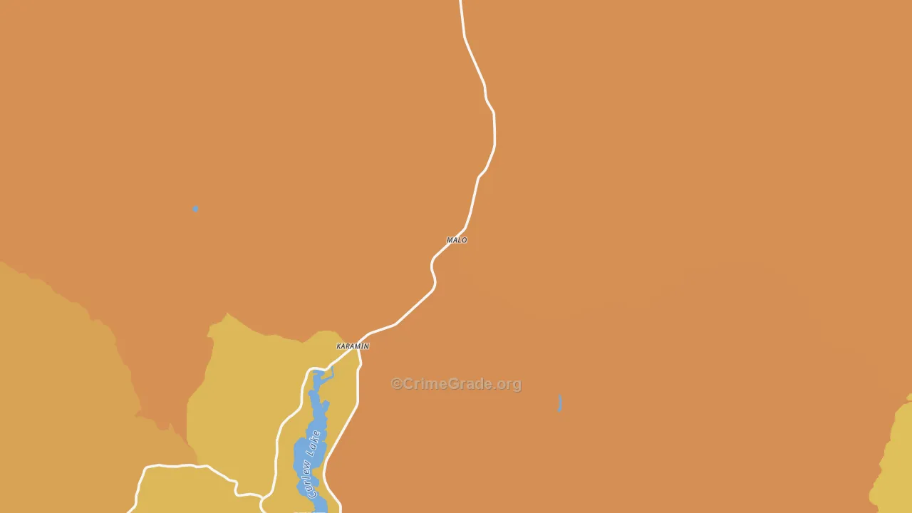 Malo, WA Map of Murder Rates