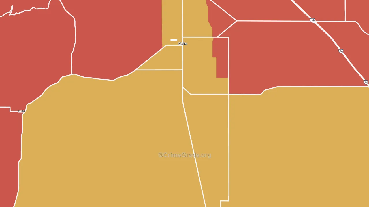 Malta, ID Map of Murder Rates