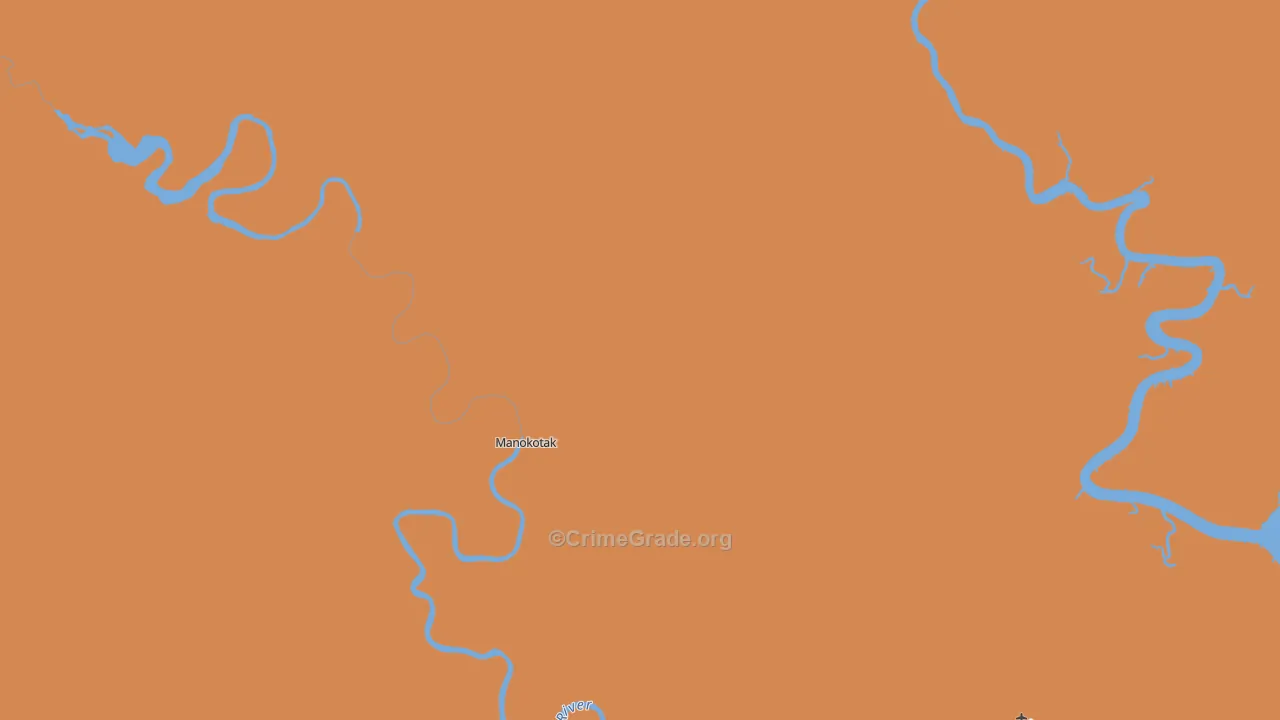 Manokotak, AK Map of Murder Rates