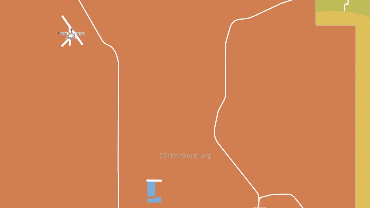 Mantua, WY Map of Murder Rates